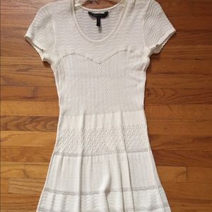 BCBG Maxazaria white summer dress size S
